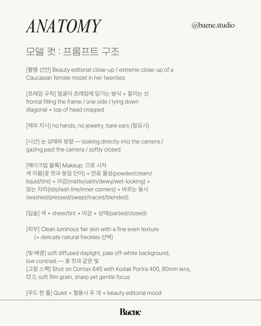 baene #056 prompt anatomy · 모델 원문 구조