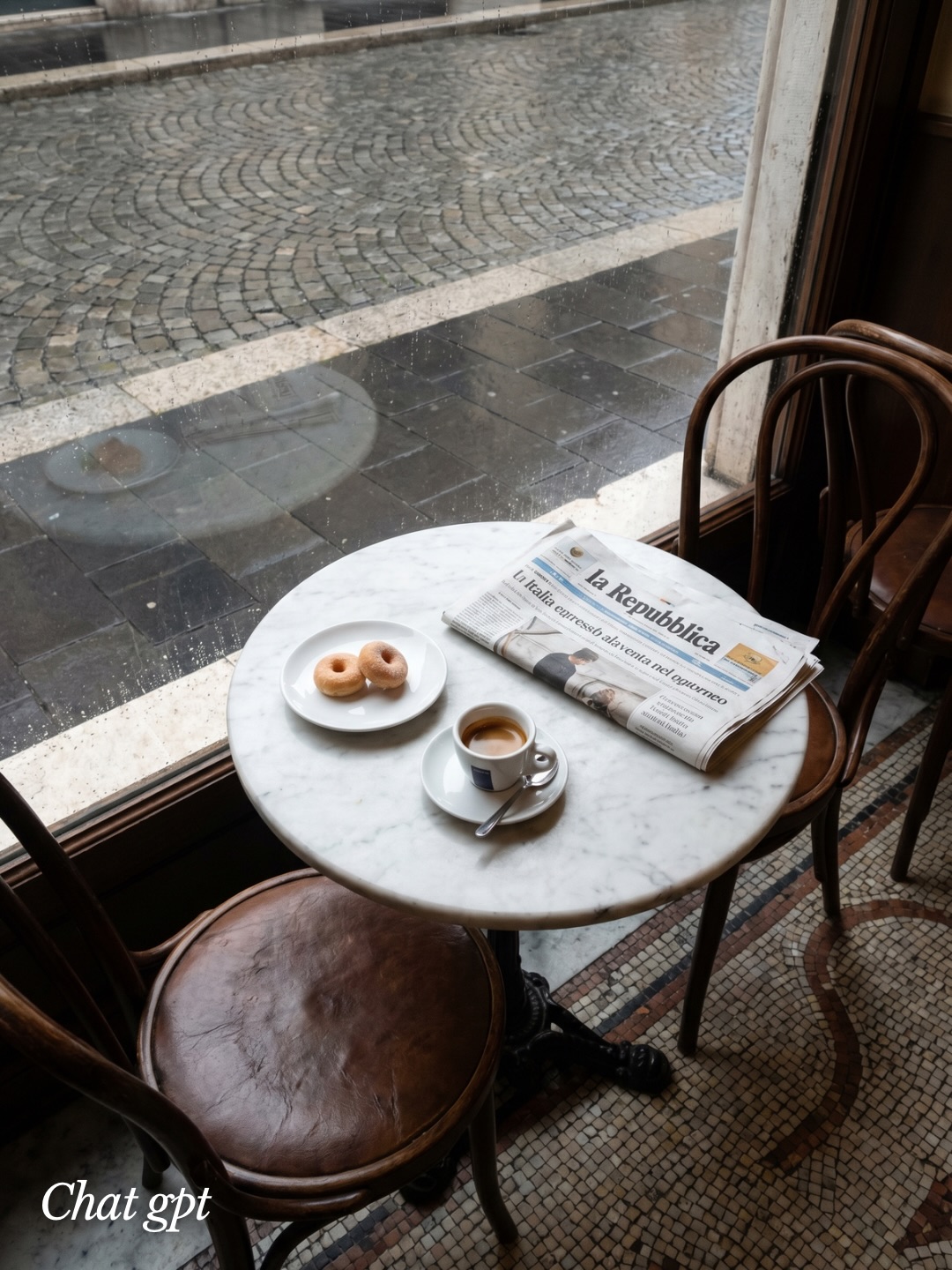 dearmooee la Repubblica alia curesb alaventa nel nawomeo 오래된 이탈리아 카페의 창가 자