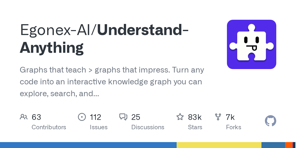 GitHub 저장소 Egonex-AI/Understand-Anything 소개 이미지